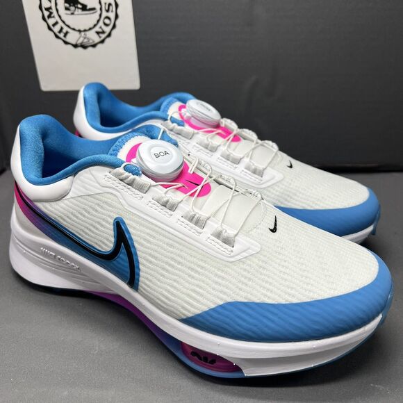 NIKE AIR ZOOM INFINITY TOUR NEXT% BOA WHITE BLUE PINK DJ5590-100 Men Size 8 NEW - Picture 4 of 13